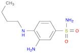 Benzenesulfonamide, 3-amino-4-(butylamino)-