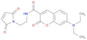 2H-1-Benzopyran-3-carboxamide, 7-(diethylamino)-N-[2-(2,5-dihydro-2,5-dioxo-1H-pyrrol-1-yl)ethyl...