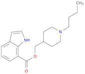 1H-Indole-7-carboxylic acid, (1-butyl-4-piperidinyl)Methyl ester