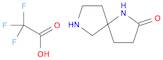 1,7-Diazaspiro[4.4]nonan-2-one, 2,2,2-trifluoroacetate (1:1)