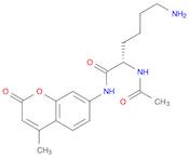 Hexanamide, 2-(acetylamino)-6-amino-N-(4-methyl-2-oxo-2H-1-benzopyran-7-yl)-, (2S)-