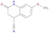 4-Quinolinecarbonitrile, 1,2,3,4-tetrahydro-7-methoxy-2-oxo-