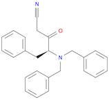 Benzenepentanenitrile, γ-[bis(phenylmethyl)amino]-β-oxo-, (γS)-