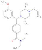 Benzamide, 4-[(R)-[(2S,5R)-2,5-dimethyl-4-(2-propen-1-yl)-1-piperazinyl](3-methoxyphenyl)methyl]-N…