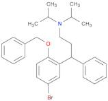 Benzenepropanamine, 5-bromo-N,N-bis(1-methylethyl)-γ-phenyl-2-(phenylmethoxy)-