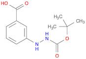 Hydrazinecarboxylic acid, 2-(3-carboxyphenyl)-, 1-(1,1-dimethylethyl) ester