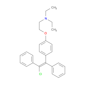 Ethanamine, 2-[4-[(1E)-2-chloro-1,2-diphenylethenyl]phenoxy]-N,N-diethyl-