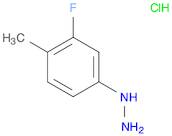 Hydrazine, (3-fluoro-4-methylphenyl)-, hydrochloride (1:1)