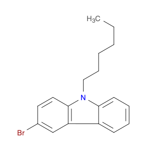 9H-Carbazole, 3-bromo-9-hexyl-