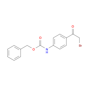 Carbamic acid, [4-(bromoacetyl)phenyl]-, phenylmethyl ester (9CI)