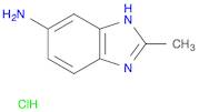 1H-Benzimidazol-6-amine, 2-methyl-, hydrochloride (1:1)