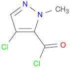 1H-Pyrazole-5-carbonyl chloride, 4-chloro-1-methyl-