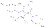 7H-Pyrrolo[2,3-d]pyrimidin-4-amine, N-butyl-N-ethyl-2,5,6-trimethyl-7-(2,4,6-trimethylphenyl)-