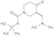 1-Piperidinecarboxylic acid, 3-[(dimethylamino)methylene]-4-oxo-, 1,1-dimethylethyl ester