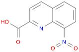 2-Quinolinecarboxylic acid, 8-nitro-