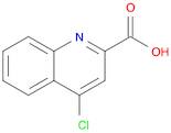 2-Quinolinecarboxylic acid, 4-chloro-