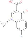 3-Quinolinecarboxylic acid, 1-cyclopropyl-7-fluoro-1,4-dihydro-4-oxo-