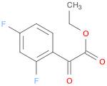 Benzeneacetic acid, 2,4-difluoro-α-oxo-, ethyl ester