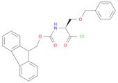 Carbamic acid, N-[(1S)-2-chloro-2-oxo-1-[(phenylmethoxy)methyl]ethyl]-, 9H-fluoren-9-ylmethyl ester