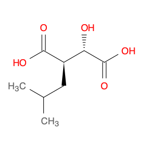 Butanedioic acid, 2-hydroxy-3-(2-methylpropyl)-, (2S,3R)-