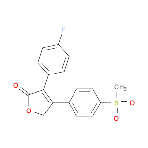 2(5H)-Furanone, 3-(4-fluorophenyl)-4-[4-(methylsulfonyl)phenyl]-