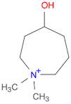 1H-Azepinium, hexahydro-4-hydroxy-1,1-dimethyl-