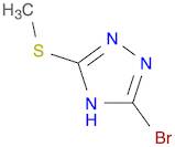 1H-1,2,4-Triazole, 5-bromo-3-(methylthio)-