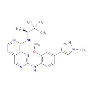 Pyrido[3,4-d]pyrimidine-2,8-diamine, N2-[2-methoxy-4-(1-methyl-1H-pyrazol-4-yl)phenyl]-N8-[(1S)-1,…