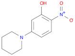 Phenol, 2-nitro-5-(1-piperidinyl)-