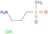 1-Propanamine, 3-(methylsulfonyl)-, hydrochloride (1:1)