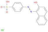 Benzenesulfonic acid, 4-[2-(2-hydroxy-1-naphthalenyl)diazenyl]-, barium salt (2:1)