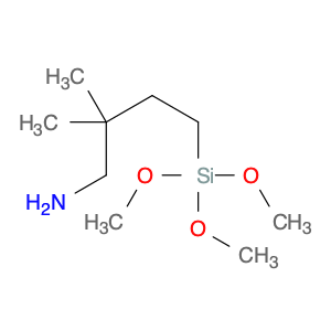 1-Butanamine, 2,2-dimethyl-4-(trimethoxysilyl)-