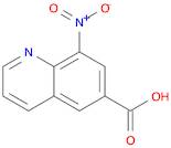 6-Quinolinecarboxylic acid, 8-nitro-