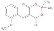 1,3-Dioxane-4,6-dione, 5-[(2-methoxyphenyl)methylene]-2,2-dimethyl-