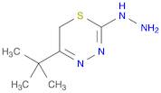 6H-1,3,4-Thiadiazine, 5-(1,1-dimethylethyl)-2-hydrazinyl-