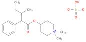 Piperidinium, 1,1-dimethyl-4-[(3-methyl-1-oxo-2-phenylpentyl)oxy]-, sulfate (1:1)