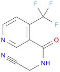 3-Pyridinecarboxamide, N-(cyanomethyl)-4-(trifluoromethyl)-