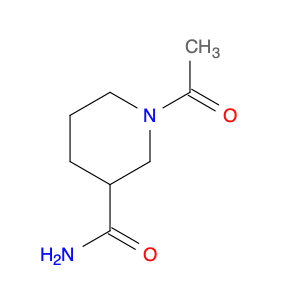 3-Piperidinecarboxamide, 1-acetyl-