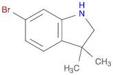 1H-Indole, 6-bromo-2,3-dihydro-3,3-dimethyl-