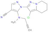 1H-Pyrazole-4-carbonitrile, 1-(3-chloro-4,5,6,7-tetrahydropyrazolo[1,5-a]pyridin-2-yl)-5-(methyl-2…