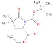 1,2-Pyrrolidinedicarboxylic acid, 4,4-dimethyl-5-oxo-, 1-(1,1-dimethylethyl) 2-ethyl ester, (2S)-