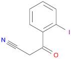 Benzenepropanenitrile, 2-iodo-β-oxo-