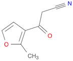 3-Furanpropanenitrile, 2-methyl-β-oxo-