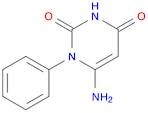 2,4(1H,3H)-Pyrimidinedione, 6-amino-1-phenyl-