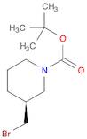 1-Piperidinecarboxylic acid, 3-(bromomethyl)-, 1,1-dimethylethyl ester, (3S)-