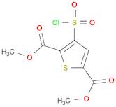 2,5-Thiophenedicarboxylic acid, 3-(chlorosulfonyl)-, 2,5-dimethyl ester