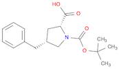 1,2-Pyrrolidinedicarboxylic acid, 4-(phenylmethyl)-, 1-(1,1-dimethylethyl) ester, (2R-cis)- (9CI)