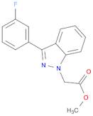 1H-Indazole-1-acetic acid, 3-(3-fluorophenyl)-, methyl ester