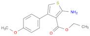 3-Thiophenecarboxylic acid, 2-amino-4-(4-methoxyphenyl)-, ethyl ester