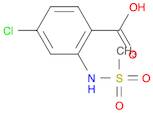 Benzoic acid, 4-chloro-2-[(methylsulfonyl)amino]-